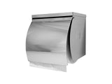 Dolphy Stainless Steel Toilet Roll Holder with Shelf – Single Roll Wall Mount, Space-Saving Chrome Design for Bathrooms, Hotels & Commercial Washrooms