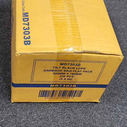 73L Heavy Duty LDPE Garbage Bin Liners